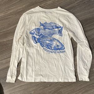 VINEYARD VINES FISH LONG SLEEVE BOYS XL LONG SLEEVE